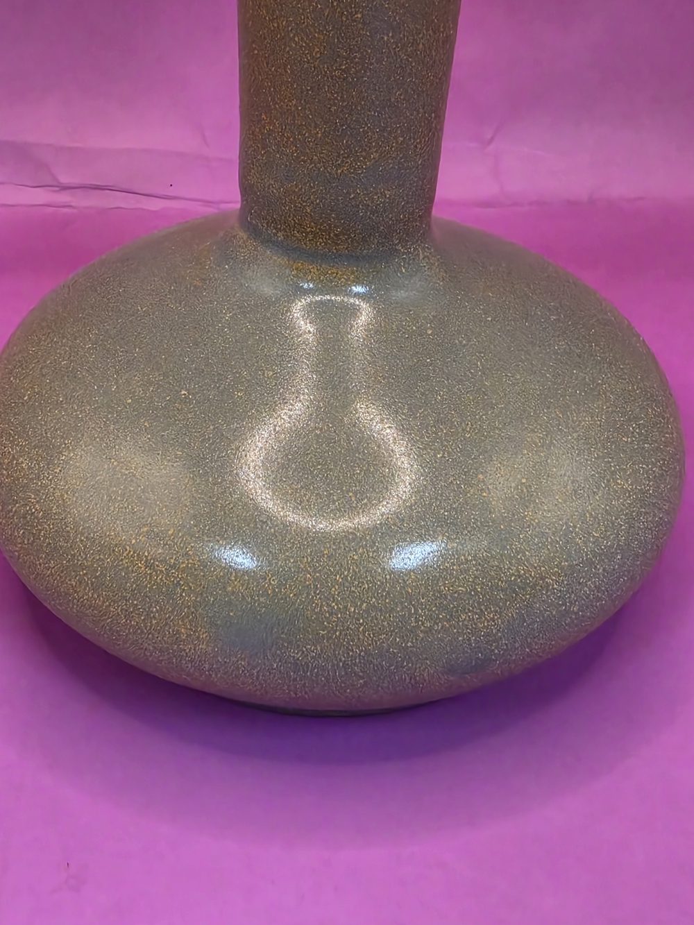 Chinese Glazed Porcelain Vase Marked - Picture 2 of 11